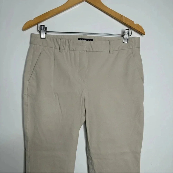 Theory Cotton Twill Treeca Pants Size 6 - Picture 3 of 8